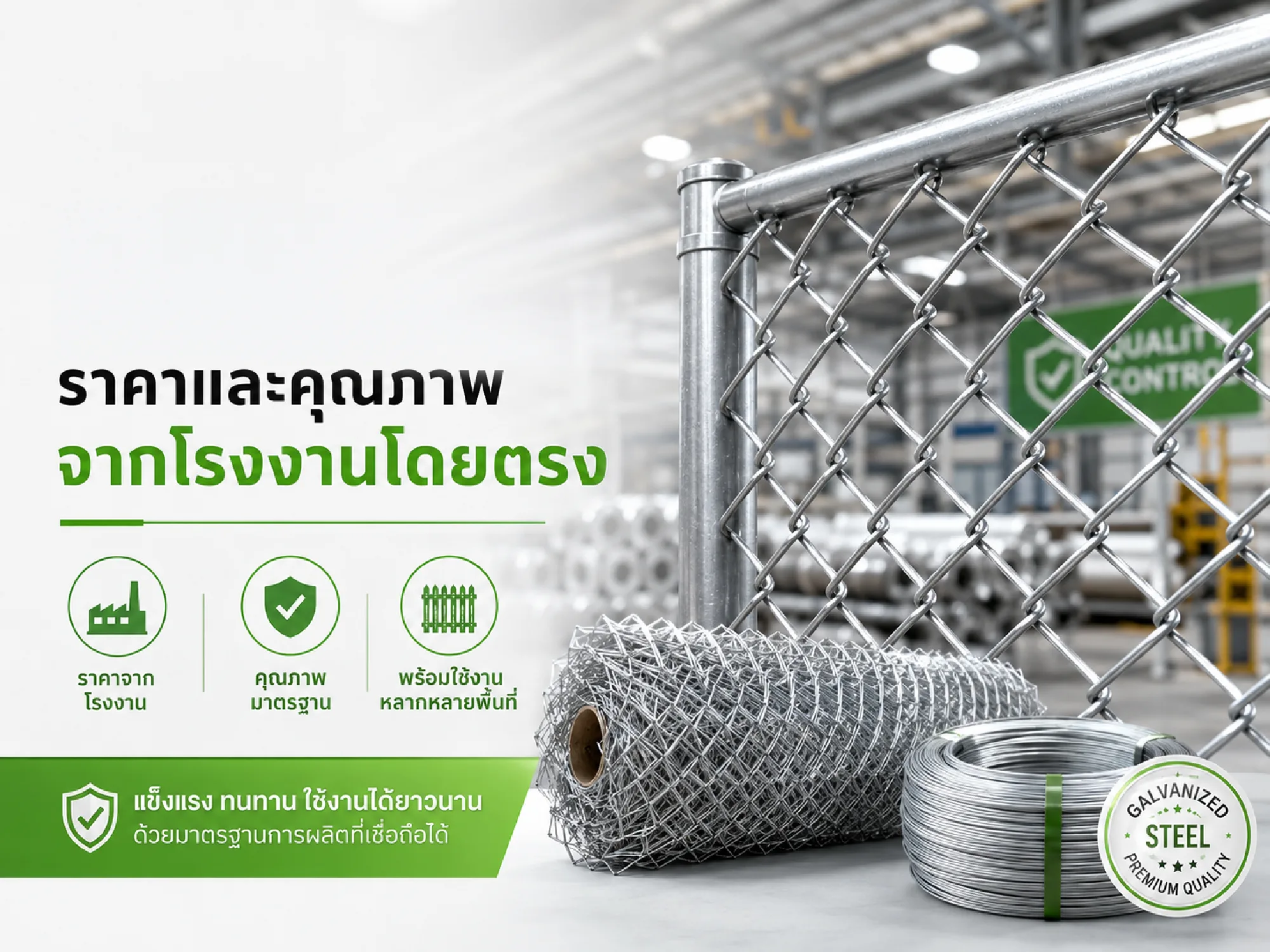ลวดตาข่าย Bangkok Fence จำหน่ายจากโรงงานโดยตรง